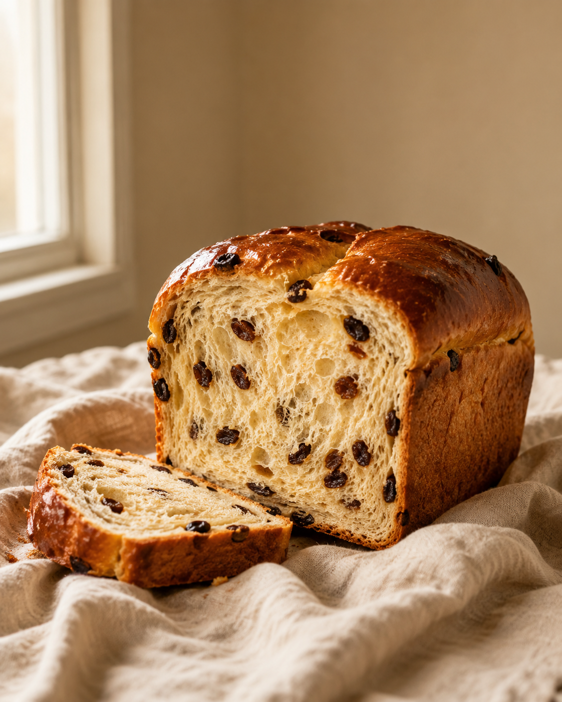 Panasonic Rosinenbrot mit Backmischung