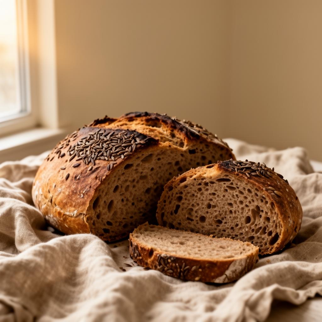 Roggenmischbrot mit Brotgewürz