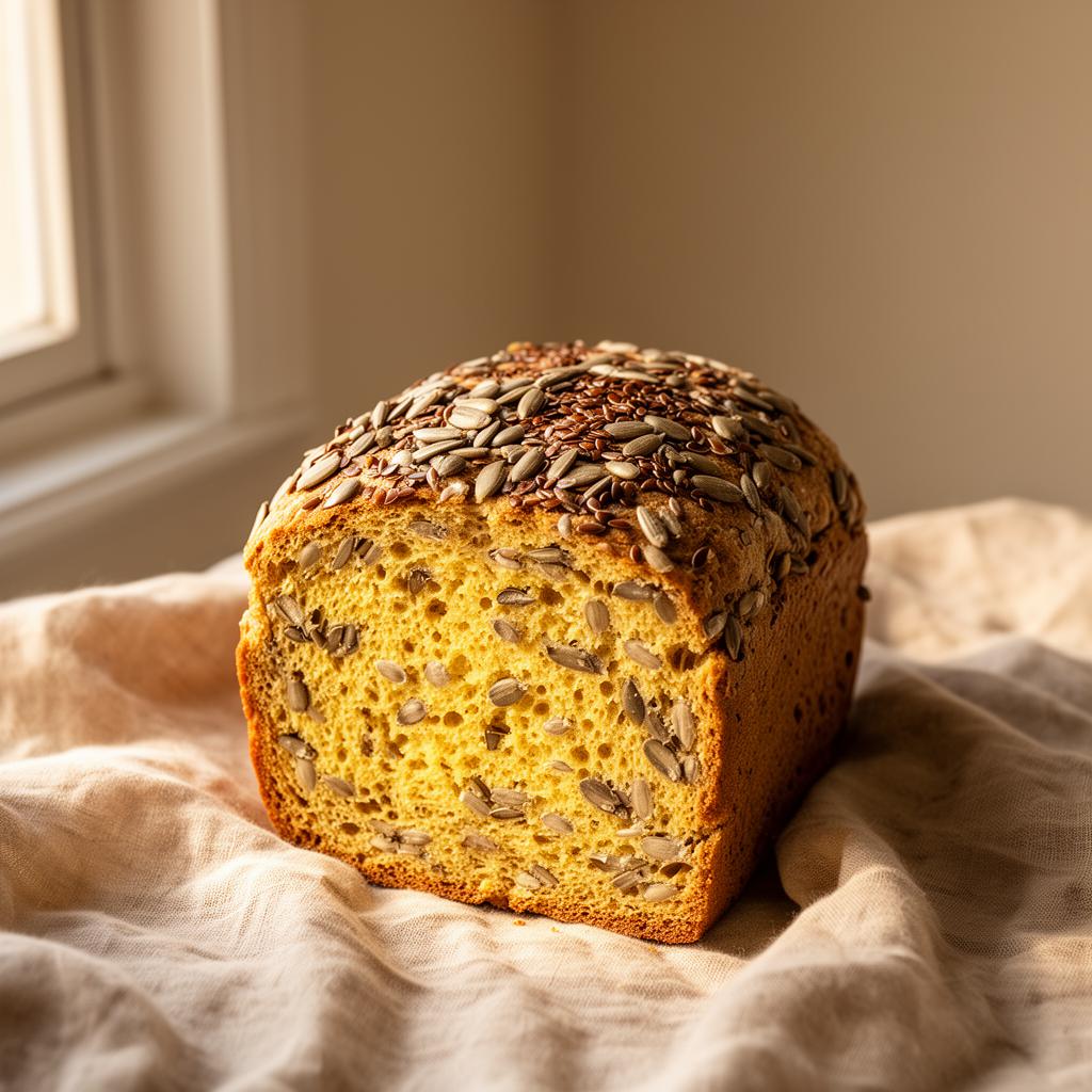 Sonnenblumen-Leinsamen-Brot