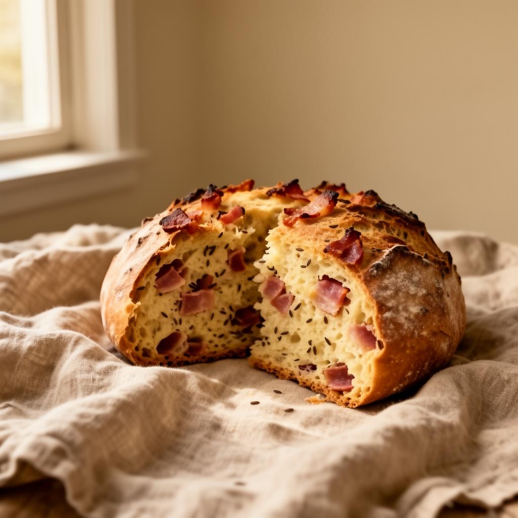 Speck-Kümmel-Brot