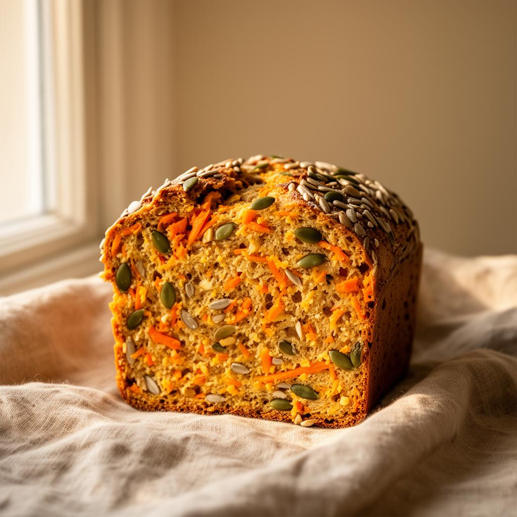 Veganes Karotten-Saaten-Brot