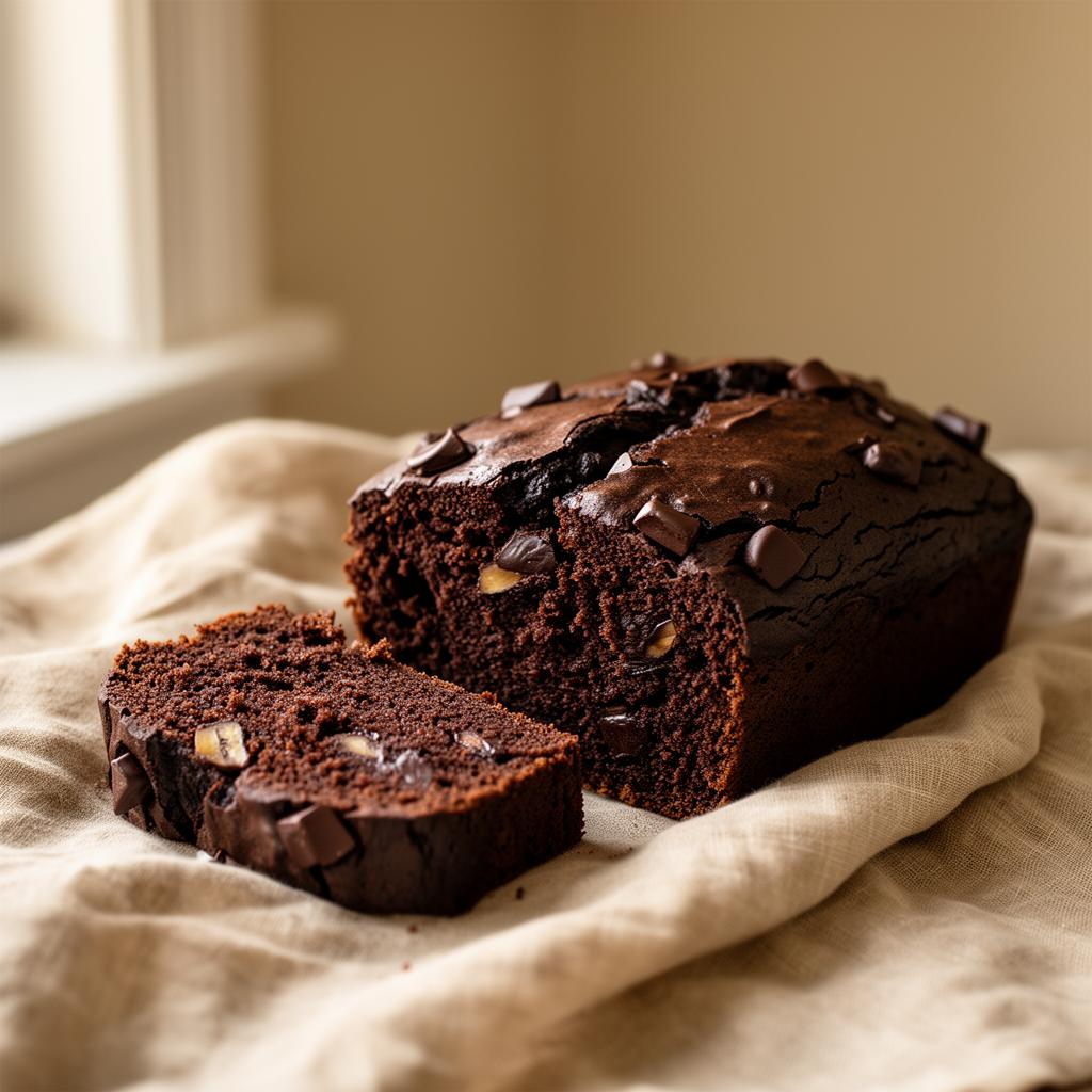 Veganes Schoko-Bananenbrot