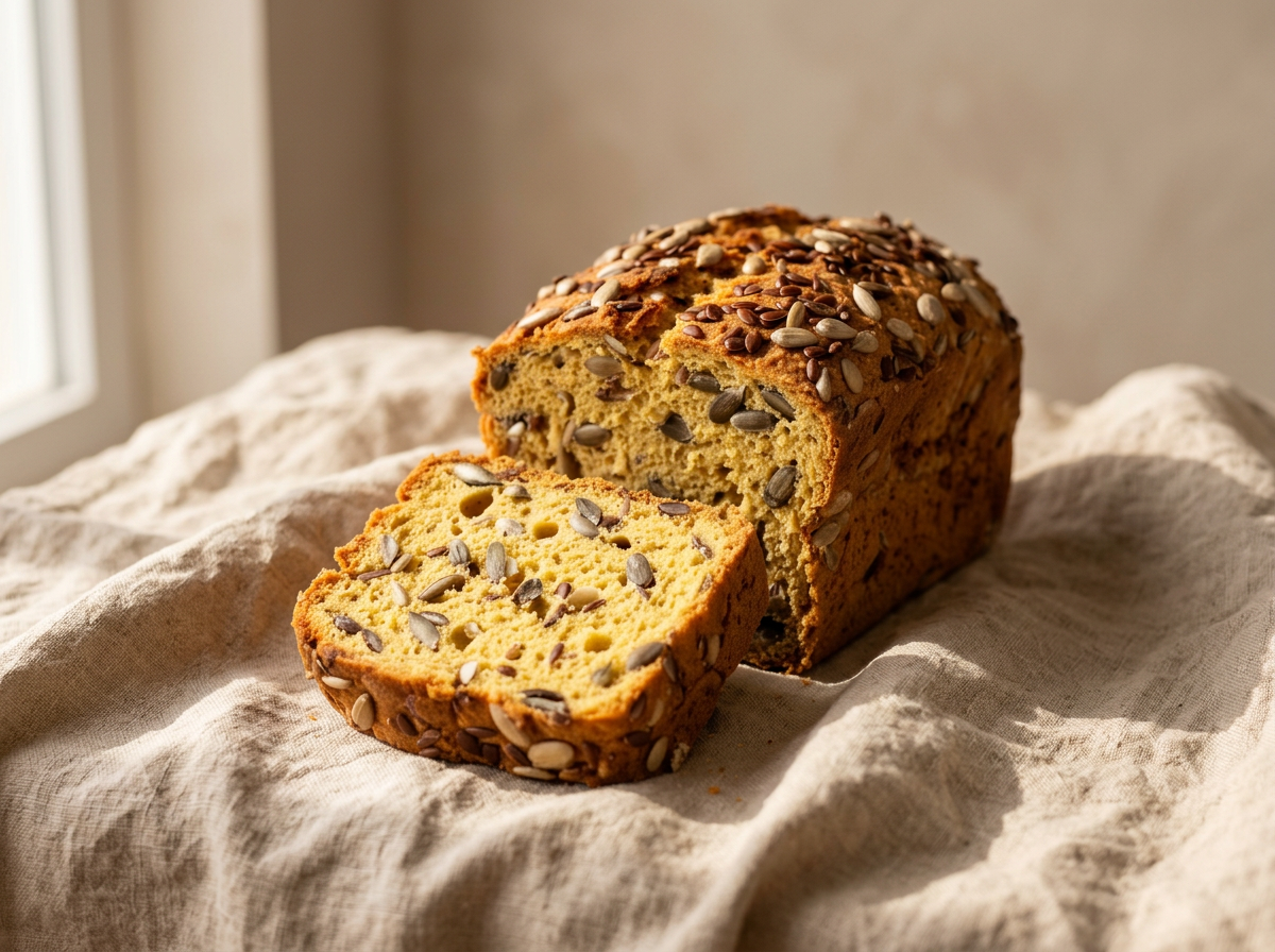Weizenvollkornbrot mit Saaten